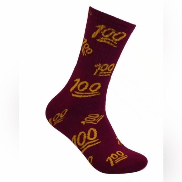 swag Other - Various Color 100 Emoji Unisex Crew Socks Fits Men Shoe Size 6-12